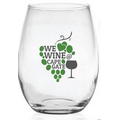 15 Oz. Stemless White Wine Glass